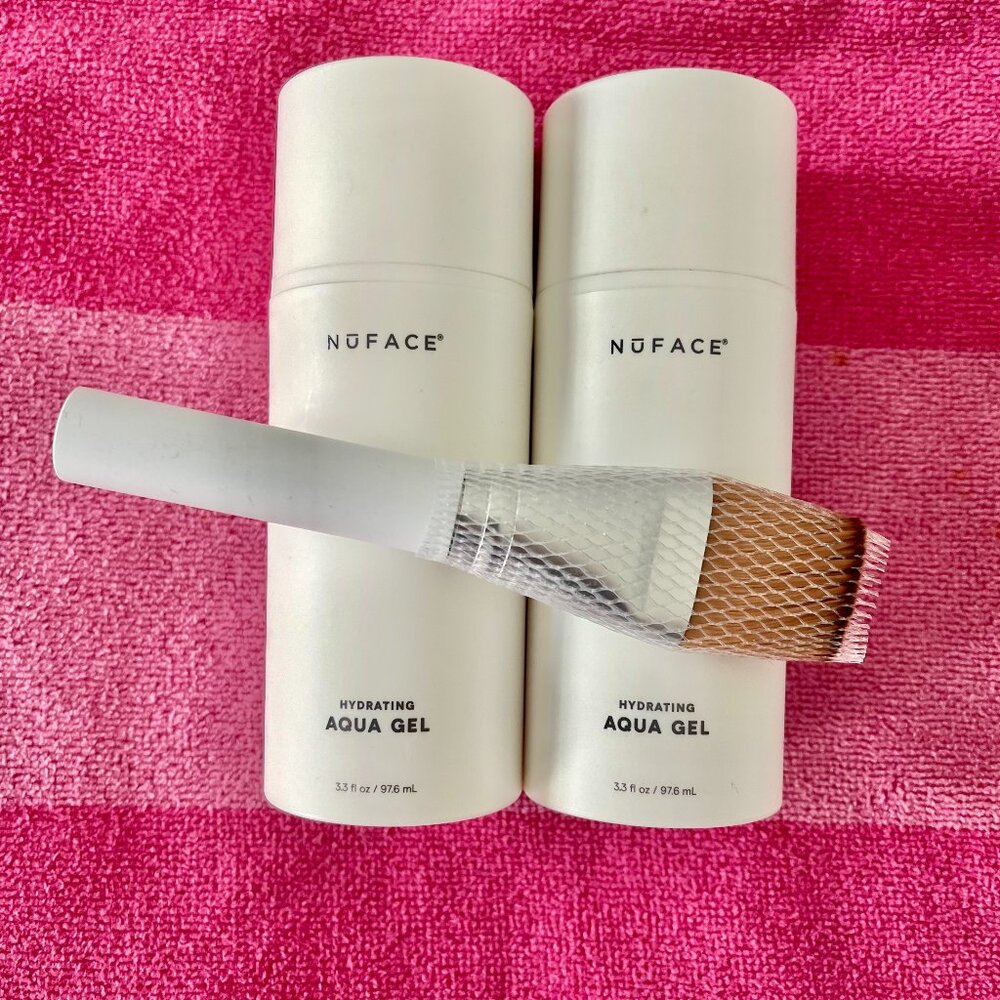 NuFACE hydrating aqua gel activator - Two 3.3 oz, new
